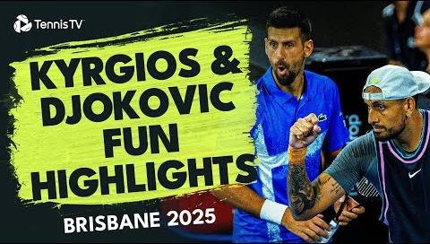Kyrgios and Djokovic Unite for Brisbane International Doubles